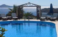 Greece, Greek Islands, Dodecanese Islands,Patmos,Porto Scoutari Romantic Hotel,Skala,Beach